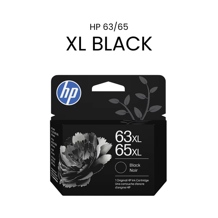HP 63/65 Color/Black/XL Black Original Ink Cartridge