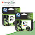 HP 67XL Ink Cartridge (Black 3YM57AA/Color 3YM58AA)