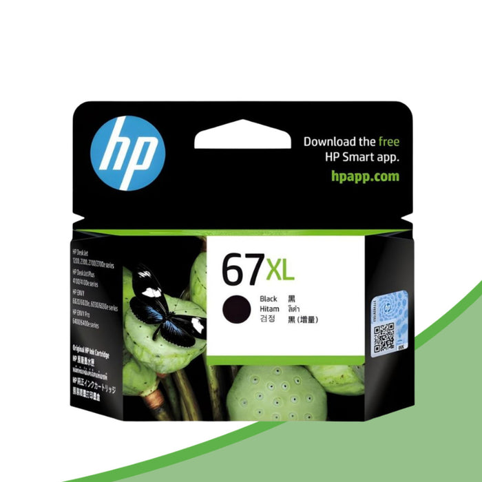 HP 67XL Ink Cartridge (Black 3YM57AA/Color 3YM58AA)