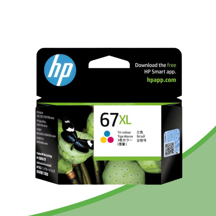 HP 67XL Ink Cartridge (Black 3YM57AA/Color 3YM58AA)