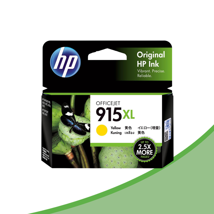 HP 915XL High Yield Original Ink Cartridge | Black, Cyan, Magenta, and Yellow