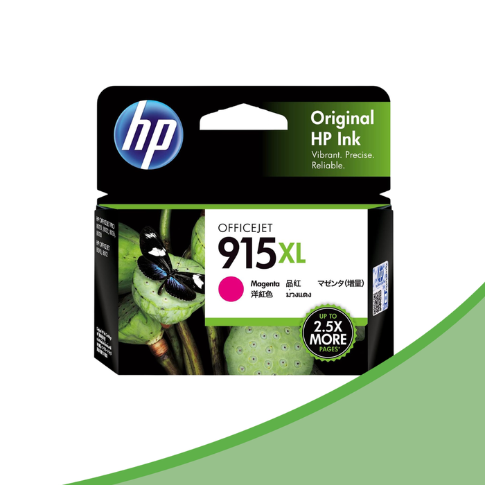 HP 915XL High Yield Original Ink Cartridge | Black, Cyan, Magenta, and Yellow