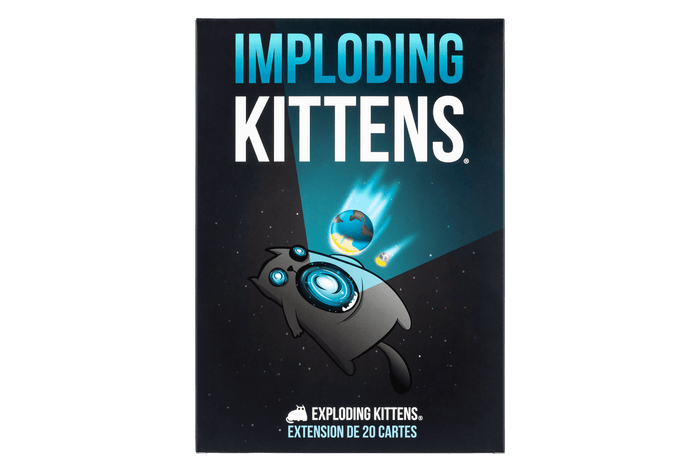 Imploding Kittens expansion box, French-language edition