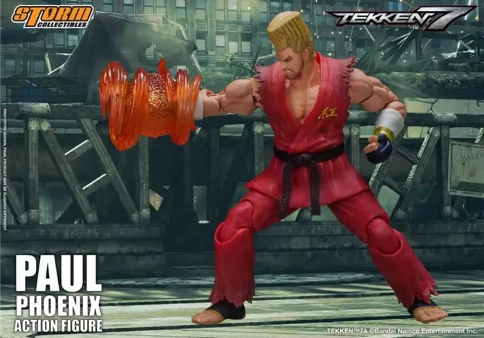 In-stock Storm Toys Tekken 7 Paul Phoenix 1/12 Poseable Action Figure Collectible Gift