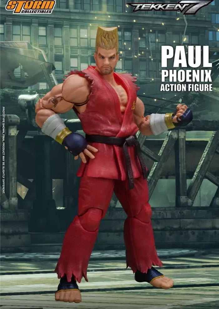 In-stock Storm Toys Tekken 7 Paul Phoenix 1/12 Poseable Action Figure Collectible Gift