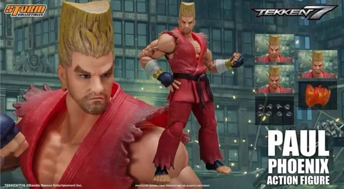 In-stock Storm Toys Tekken 7 Paul Phoenix 1/12 Poseable Action Figure Collectible Gift