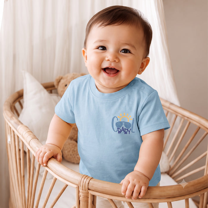 Infant Baby Tshirt Set in Multicolour with Soft Comfort Fabric, Playful Prints & Snap Buttons - (Pack of 3)