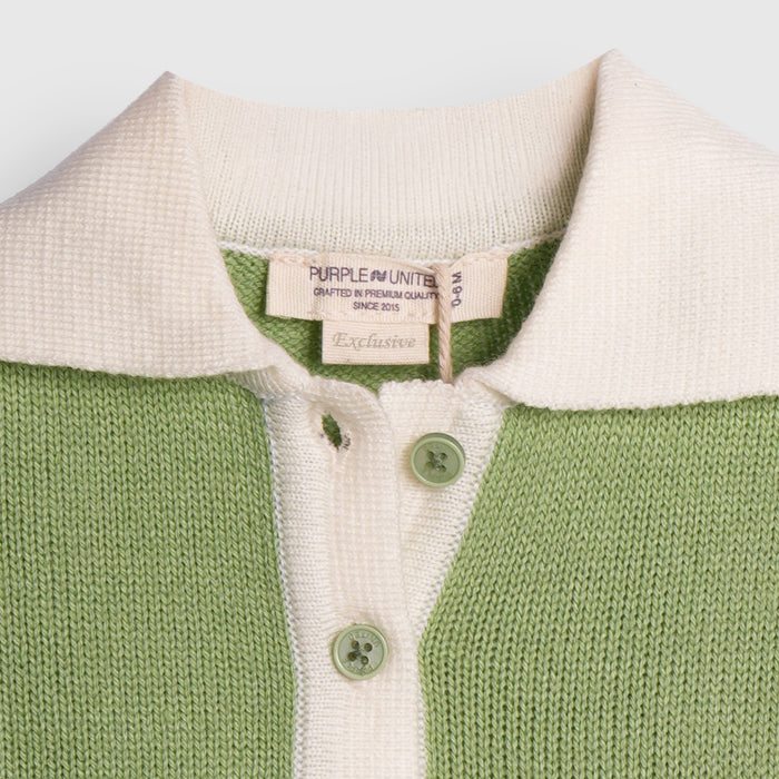 Infant Girl Sweater in Light Green with Comfort Fit, Bunny Appliqué Detail & Warm Soft Fabric