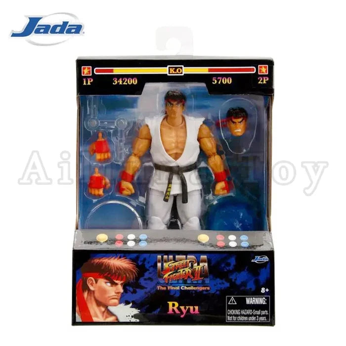 Jada Toys 1/12 6inch Action Figure Ultra Street Fighter II: The Final Challengers Ryu Anime Model