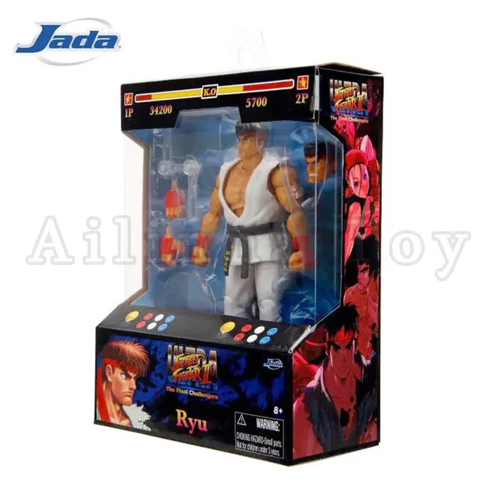 Jada Toys 1/12 6inch Action Figure Ultra Street Fighter II: The Final Challengers Ryu Anime Model