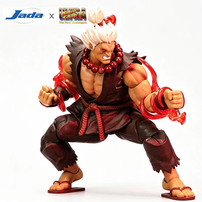 JADA Toys SDCC Akuma Street Fighter II Deluxe (Player 2) 1/12 Action Figure - JD35743