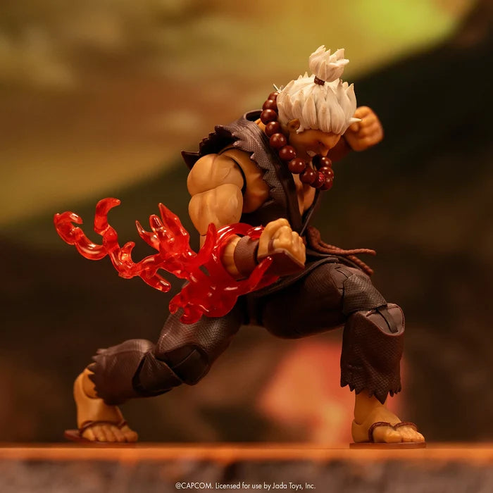 JADA Toys SDCC Akuma Street Fighter II Deluxe (Player 2) 1/12 Action Figure - JD35743