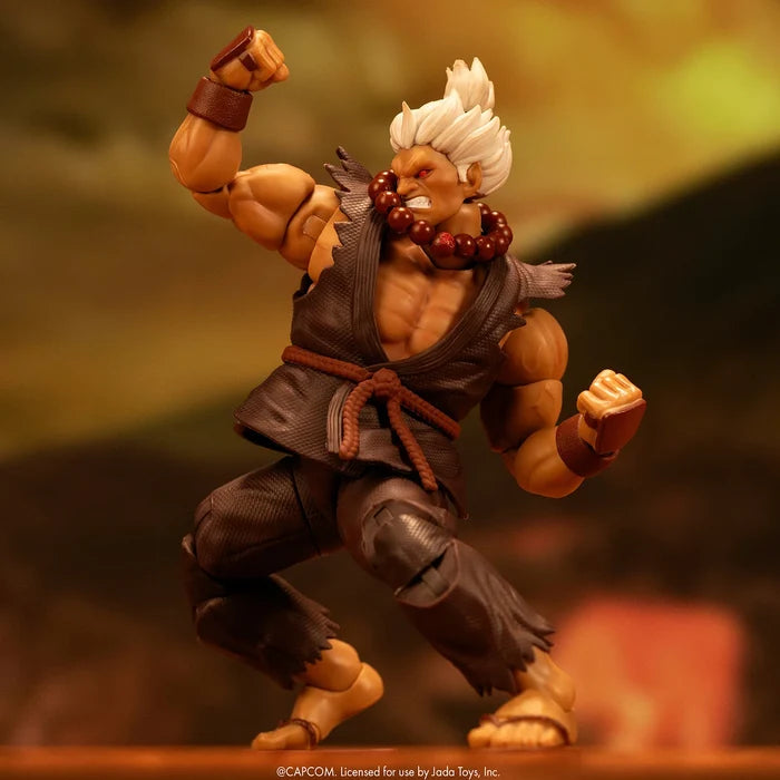 JADA Toys SDCC Akuma Street Fighter II Deluxe (Player 2) 1/12 Action Figure - JD35743