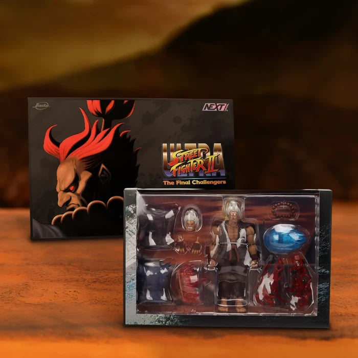 JADA Toys SDCC Akuma Street Fighter II Deluxe (Player 2) 1/12 Action Figure - JD35743