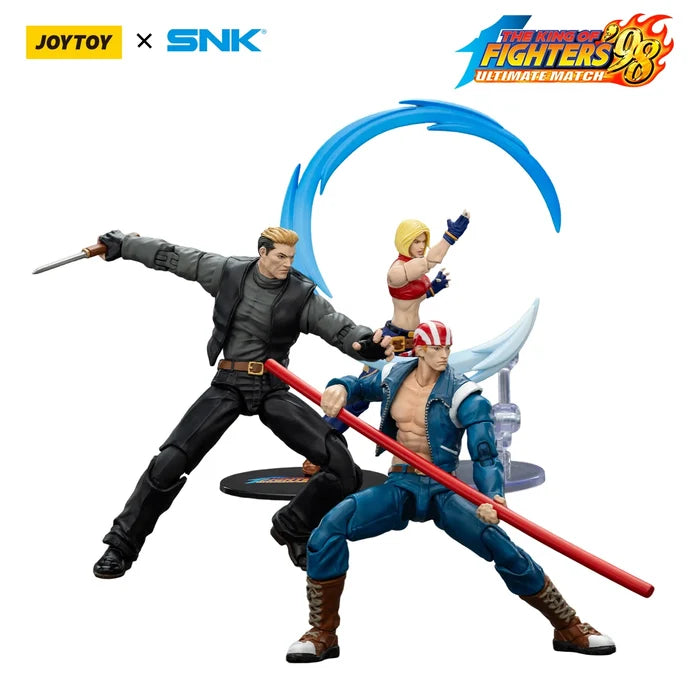 JOYTOY SNK 1/18 Action Figures KOF '98UM '97 Special Team Ryuji Yamazaki Billy Kane Blue Mary
