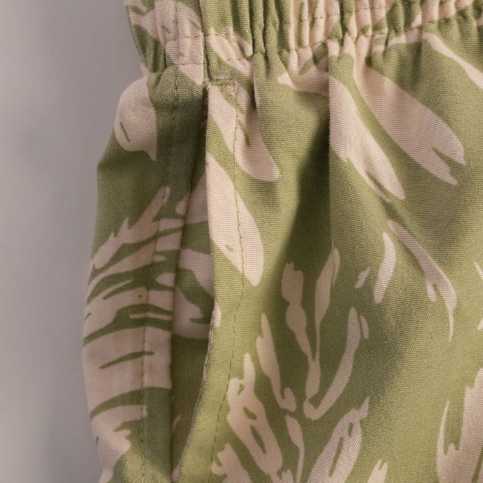 Kids Boys Coord Set in Light Green with Printed Soft Cotton Shirt & Shorts for Summer Wear