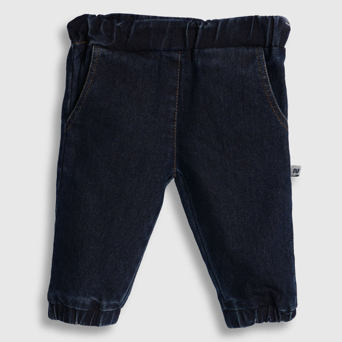 Kids Boys Denim Coord Set in Dark Blue with Utility Pocket Detail & Comfortable Fit
