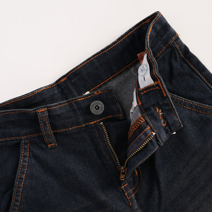 Kids Boys Denim Jeans in Black with Wide Leg Design, Soft Comfort Fabric & Relaxed Fit