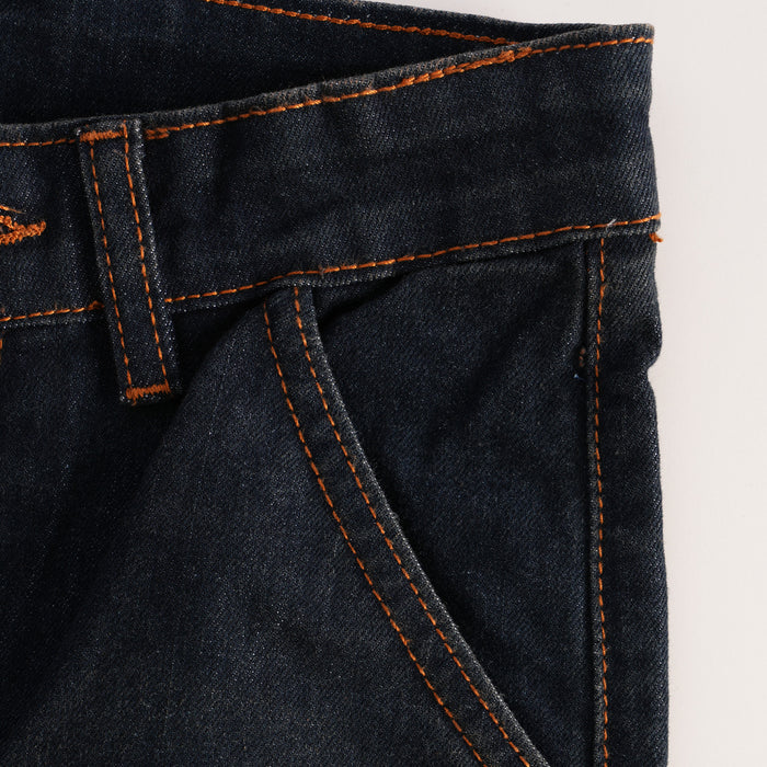 Kids Boys Denim Jeans in Black with Wide Leg Design, Soft Comfort Fabric & Relaxed Fit