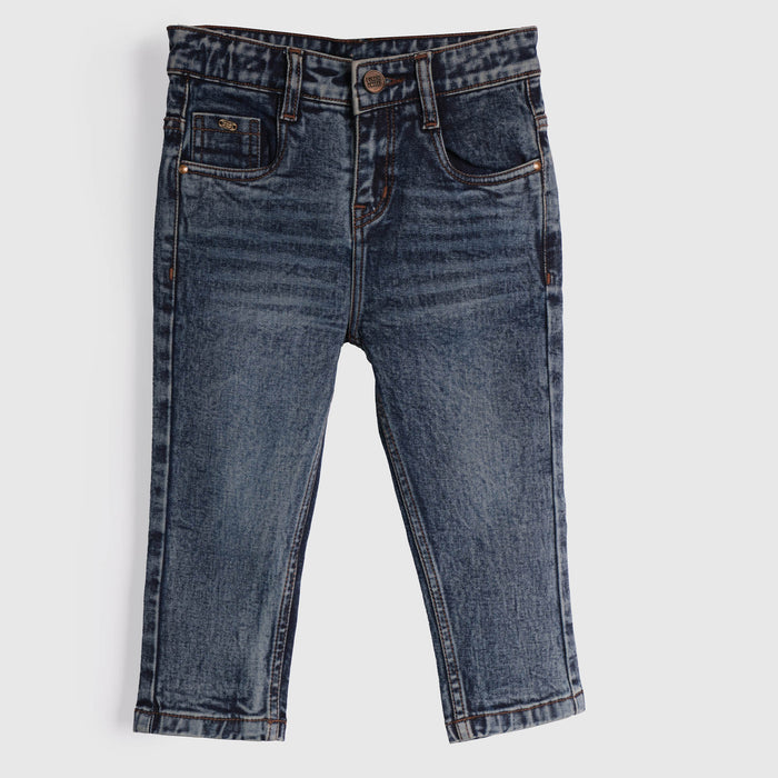 Kids Boys Jeans in Light Blue with Straight Fit, Pocket Detail & Soft Denim Fabric