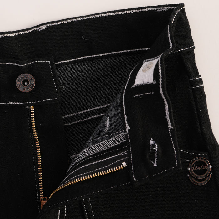 Kids Boys Shorts in Black with Soft & Sweat-Friendly Fabric, Comfort Fit for Active Wear