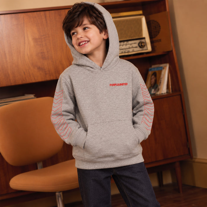 Kids Boys Sweatshirt in Grey Melange with Warm Fabric & Comfortable Casual Winter Styling