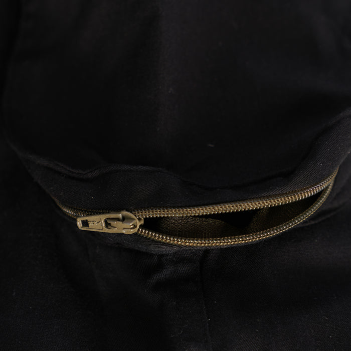 Kids Boys Trousers in Black with Breathable Comfort Fabric, Cargo Pockets & Relaxed Fit