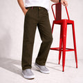 Kids Boys Trousers in Olive with Tailored Fit, Smart Pocket Styling & Comfort Fabric