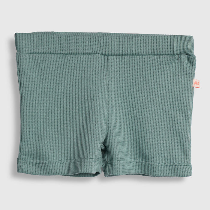 Kids Boys Tshirt Shorts Set in Light Teal with Soft Cotton Fabric, Comfort Summer Wear