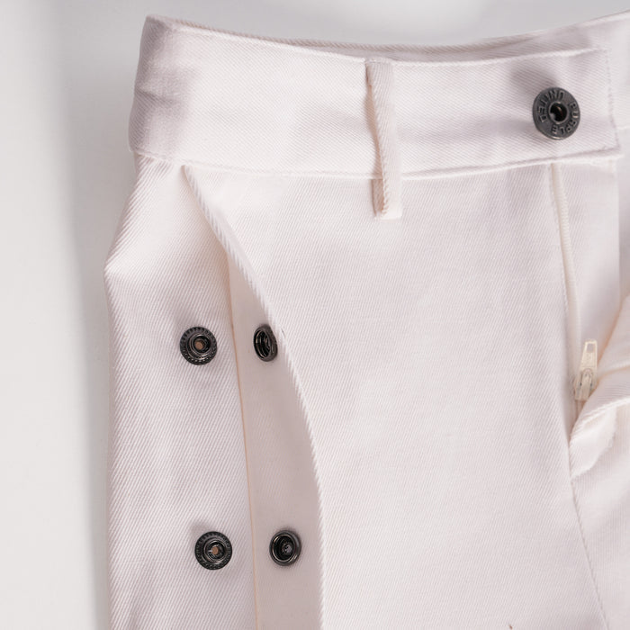 Kids Girls Denim Shorts in White with Stud Detail & Comfortable Fit for Daily Casual Wear