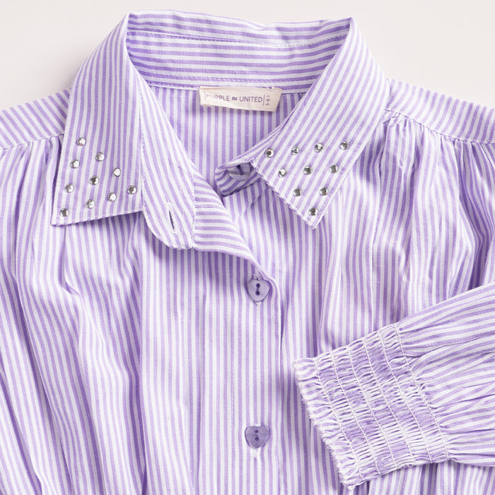 Kids Girls Dress in Lavender with Fit & Flare Design, Smocked Waist & Comfortable Regular Fit