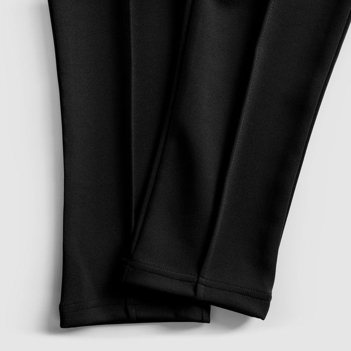 Kids Girls Lower in Black with Relaxed Straight Fit, Soft Stretch Fabric & Rhinestone Detail