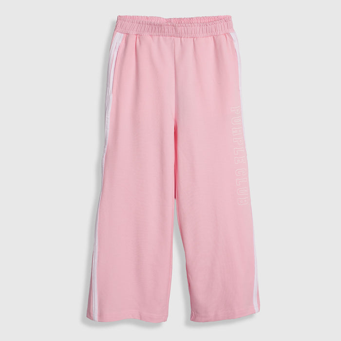 Kids Girls Lower in Light Pink with Soft Breathable Fabric and Relaxed Fit for Daily Wear