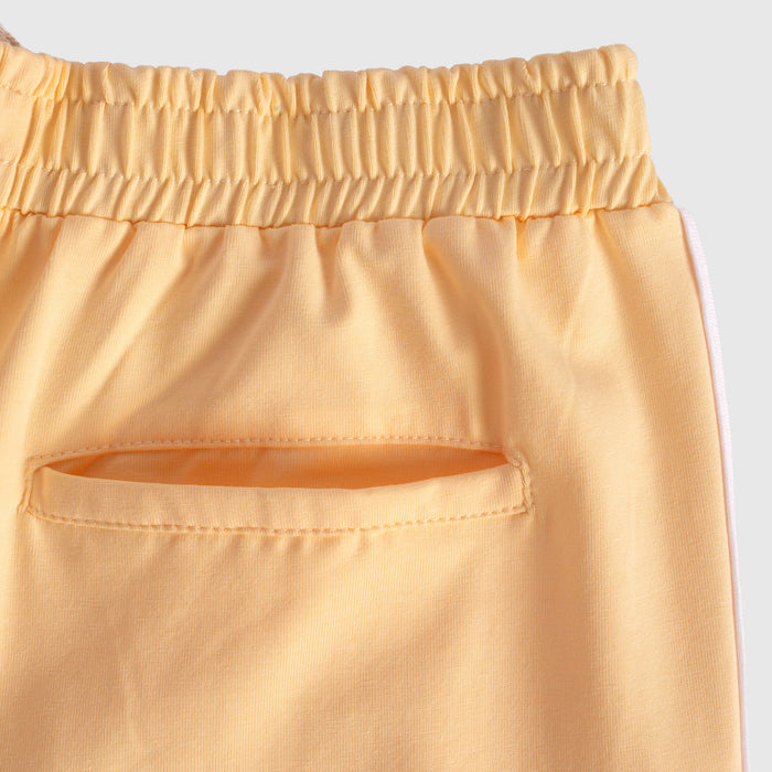Kids Girls Lower in Light Yellow with Soft Breathable Fabric and Relaxed Fit for Daily Wear