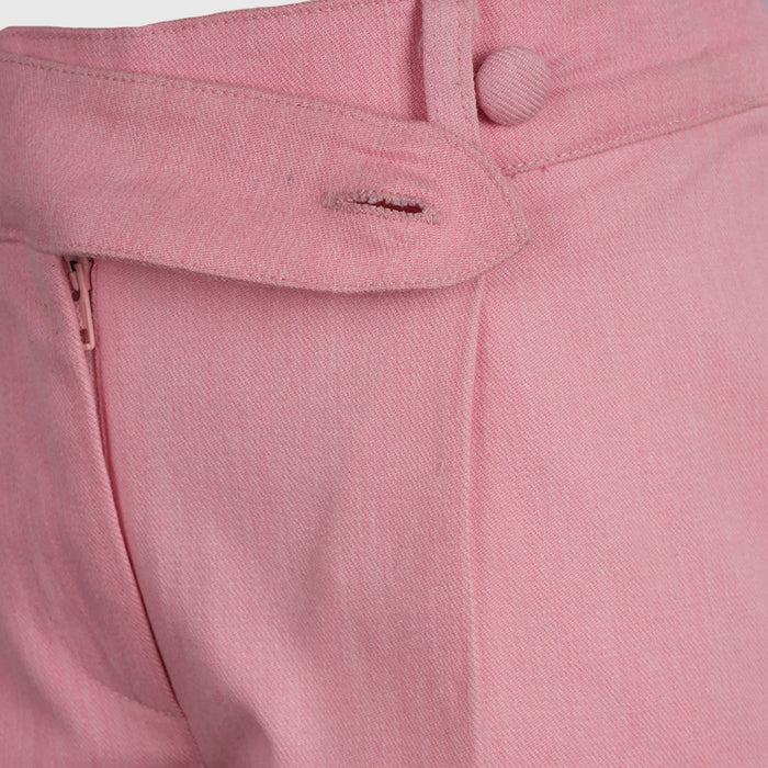 Kids Girls Shorts in Peach with Scallop Hem, Belt Loop Waistband & Soft Comfort Fit