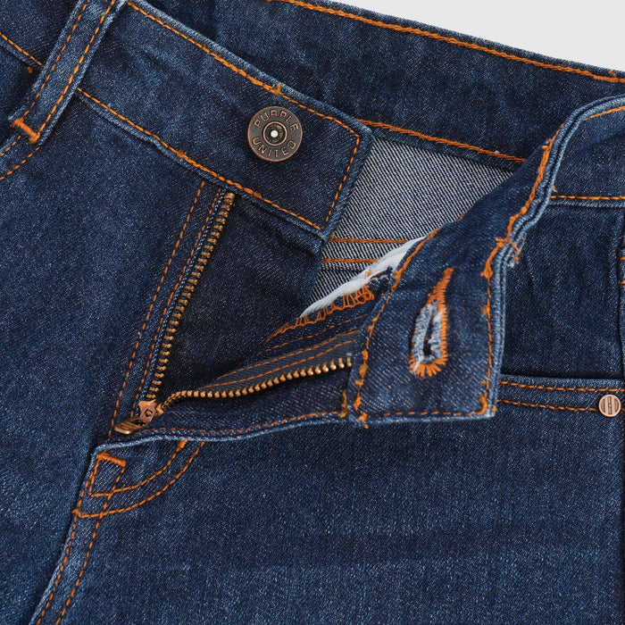 Kids Girls Wide Leg Jeans with Floral Embroidery, Comfortable Denim & High Waist Baggy Fit