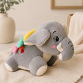 Kids Grey Elephant Soft Toy Plush for Soft Play with Dreamy Pastel Wings