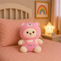 Kids Unisex Bear Soft Toy with Plush Fabric & Snuggly Huggable Design for Playtime