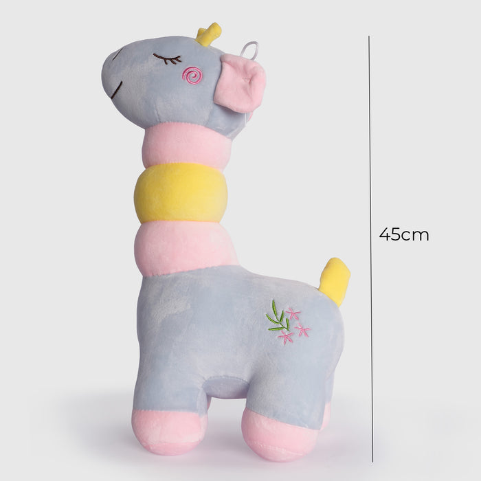 Kids Unisex Grey Giraffe Plush Soft Toy with Ultra Soft Feel for Playtime & Cuddle Fun