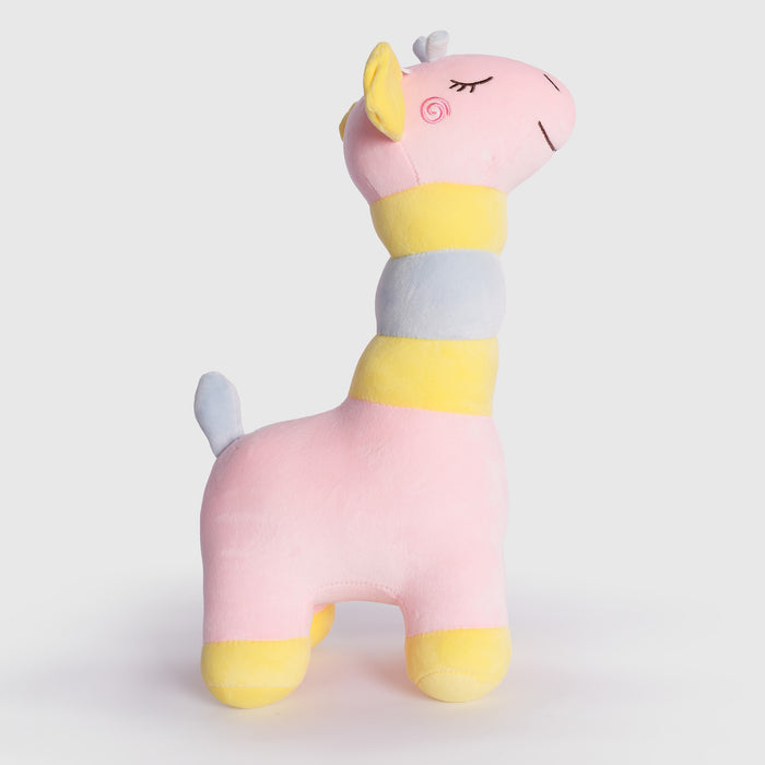 Kids Unisex Pink Giraffe Plush Soft Toy with Ultra Soft Feel for Playtime & Cuddle Fun