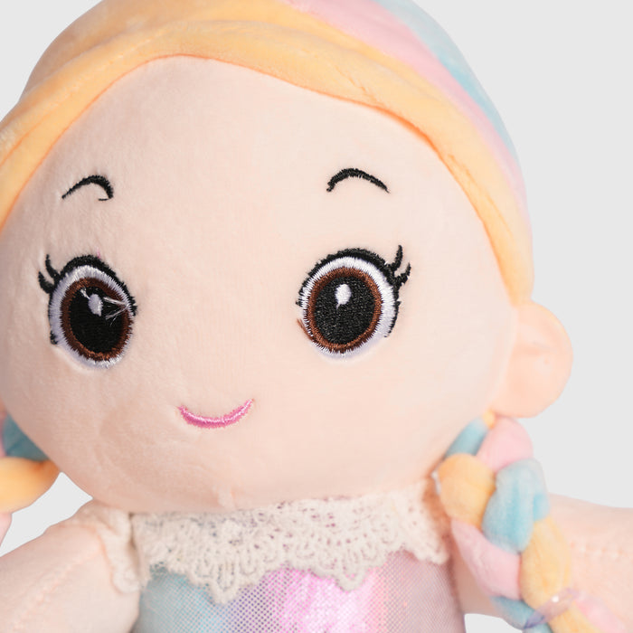 Kids Unisex Princess Doll Soft Toy with Ultra Soft & Pastel Plush Fabric for Playtime Fun