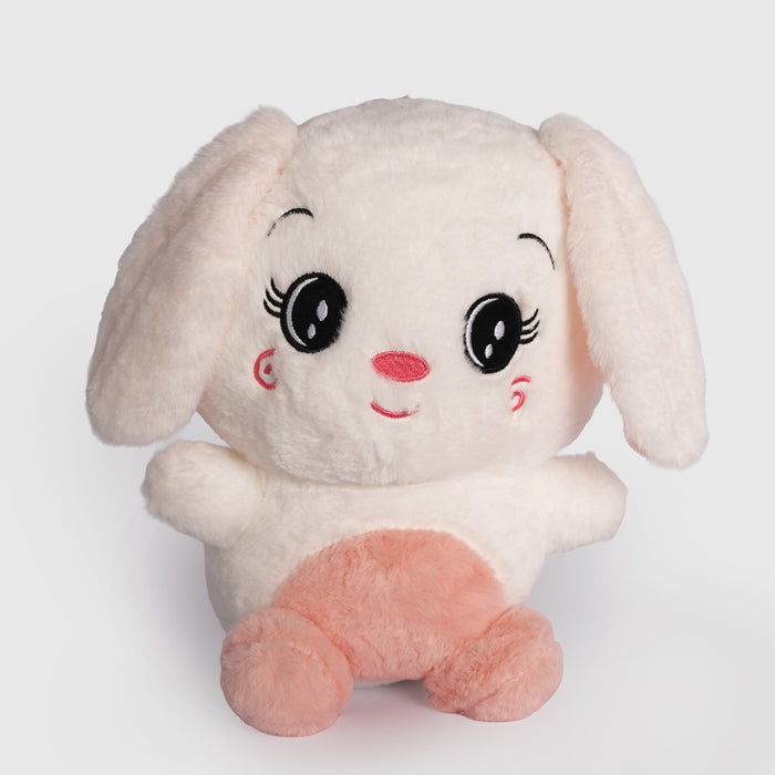 Kids Unisex Rabbit Soft Toy in White with Ultra Soft Plush Fabric for Playtime & Fun Moments