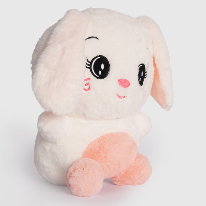 Kids Unisex Rabbit Soft Toy in White with Ultra Soft Plush Fabric for Playtime & Fun Moments