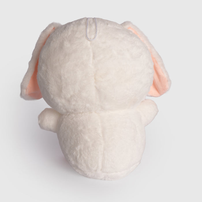 Kids Unisex Rabbit Soft Toy in White with Ultra Soft Plush Fabric for Playtime & Fun Moments