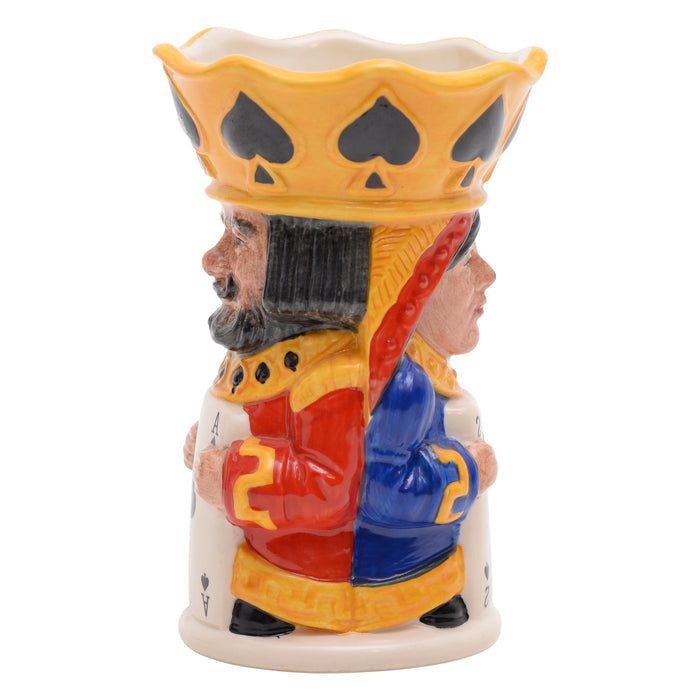 King Queen Of Spades Toby Jug