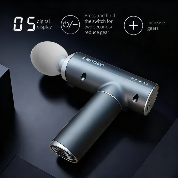 Lenovo Brand Fascia Gun N2 Deep Massage to Relieve Muscle Soreness, Exercise and Relax, Portable