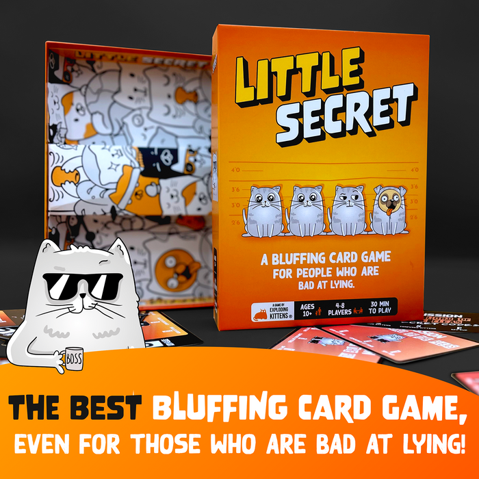 Little Secret box, billed as the best bluffing card game