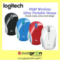 Logitech WIRELESS MINI MOUSE M187 Pocket-size mouse White/Black/Blue/Red
