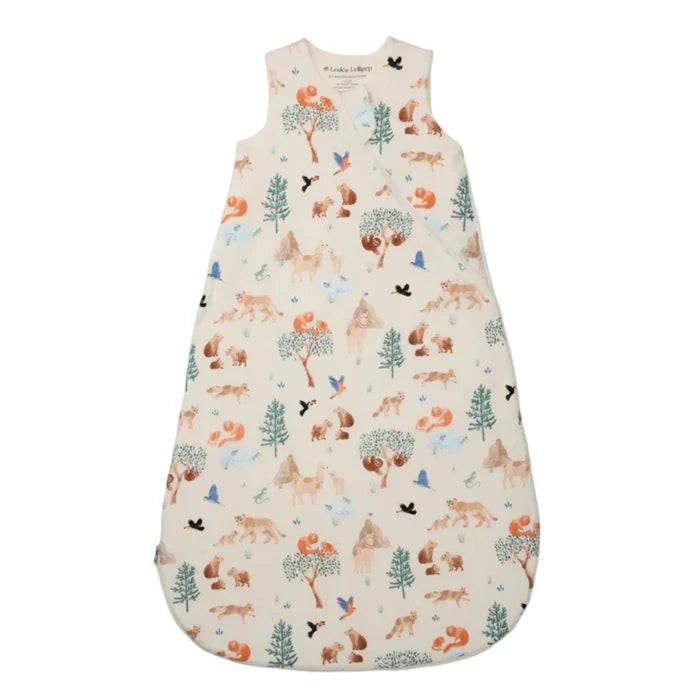 Loulou Lollipop Tencel Sleep Bag - Llama Adventures-BA9004U.LL.7.1.0T-Pumpkin Pie Kids Canada