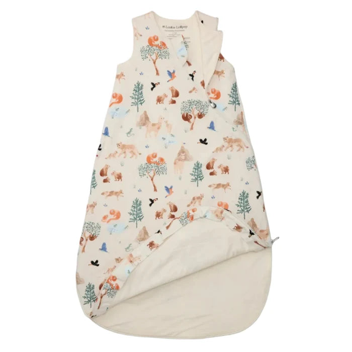 Loulou Lollipop Tencel Sleep Bag - Llama Adventures-BA9004U.LL.7.1.0T-Pumpkin Pie Kids Canada